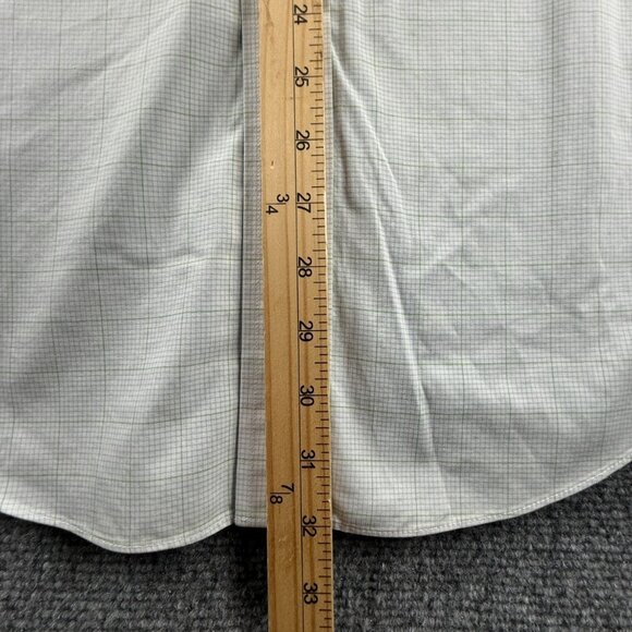 Brooks Brothers Check Cotton 16 34 Point Non-Iron Shirt Long Sleeve Button Up - Picture 4 of 15